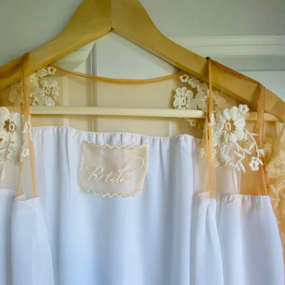 Satin Bridal Robe